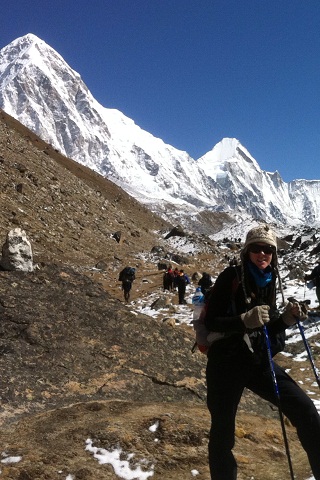 Wendy Gorton Trekking in the Himalayas, Nepal (Wendy Gorton ())